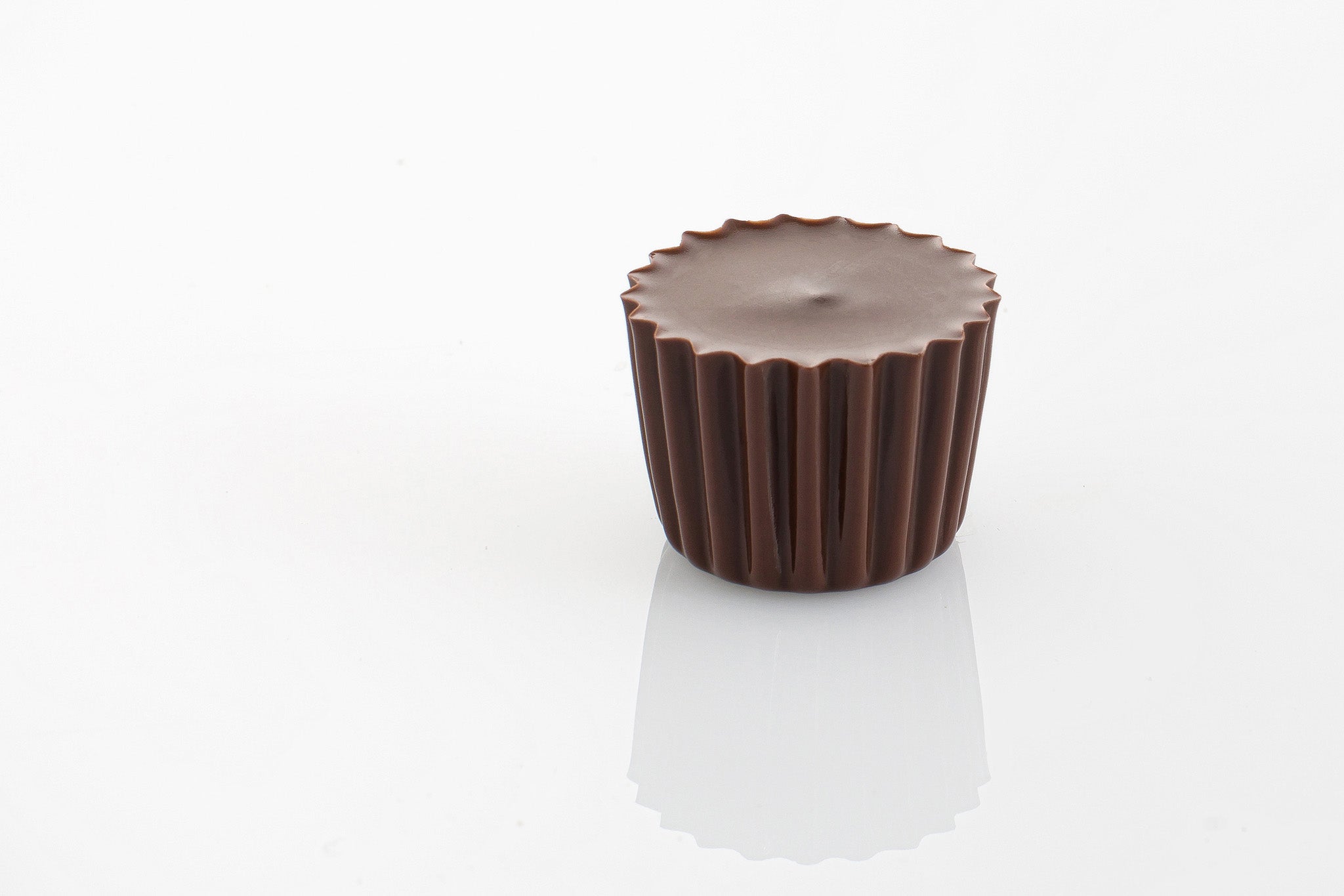 A thick caramel cream filling with a subtle hit of sea salt encased in dark couverture chocolate